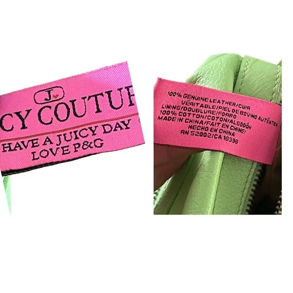 Vintage P&G Juicy Couture Leather Saddle Bag - Picture 15 of 17